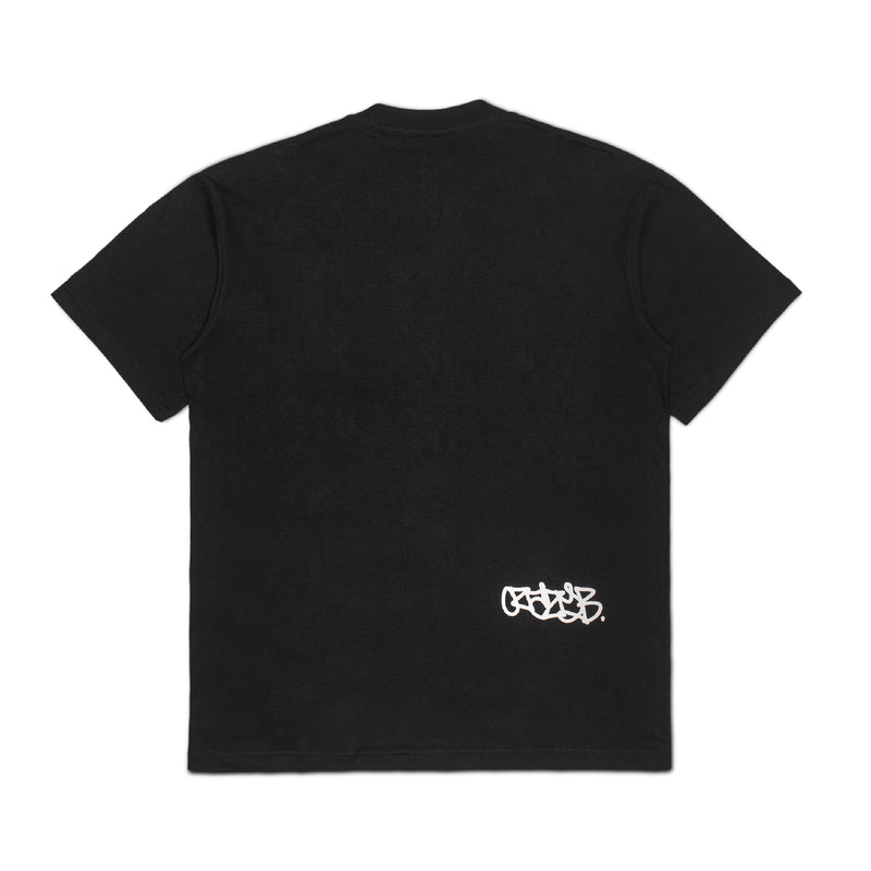 Crazy Bastard T-Shirt by B.Curcio - Black