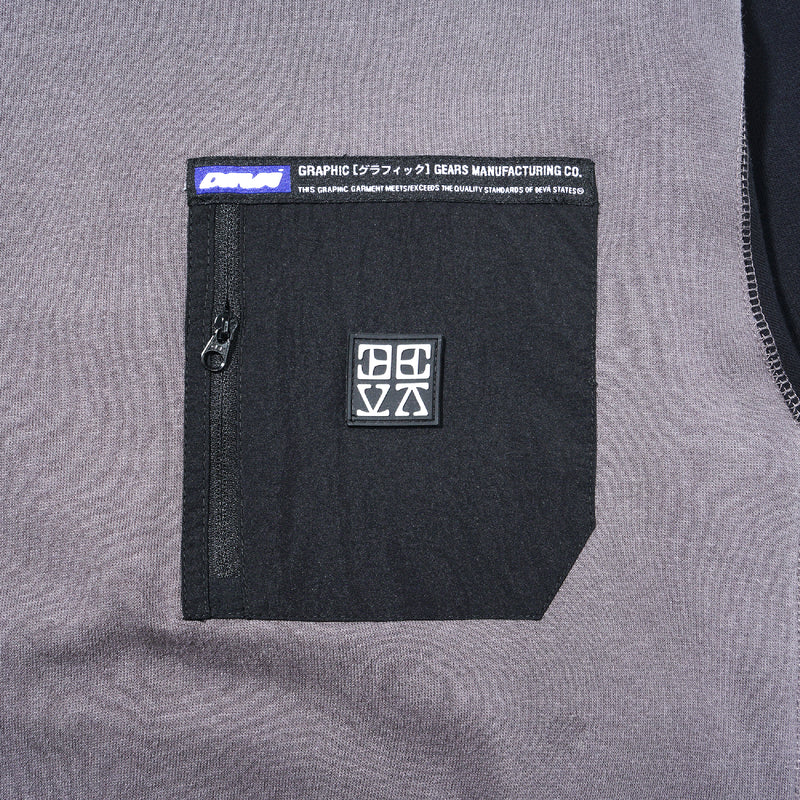 Fuse Crewneck Sweater - Grey/Black