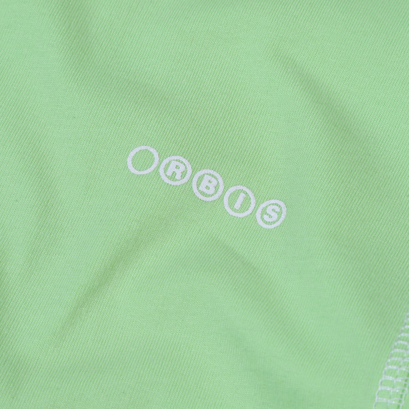 Orbis Panel Short Sleeve Baby Tee - Light Green