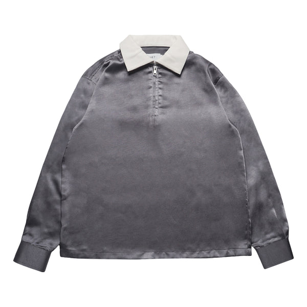 Mauve Quarter Zip Shirt - Grey