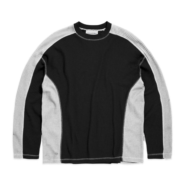 NOM Waffle Crewneck - Black
