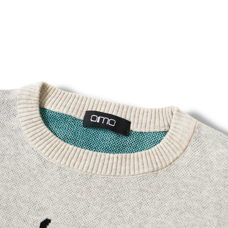 Papillon Crewneck - Misty Grey