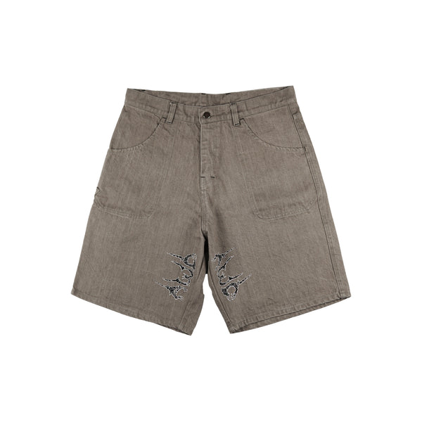 Sagging Short Jeans - Grey