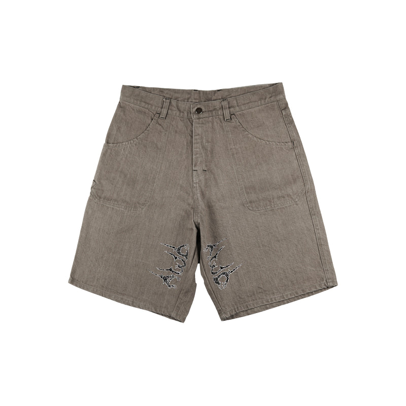 Sagging Short Jeans - Grey
