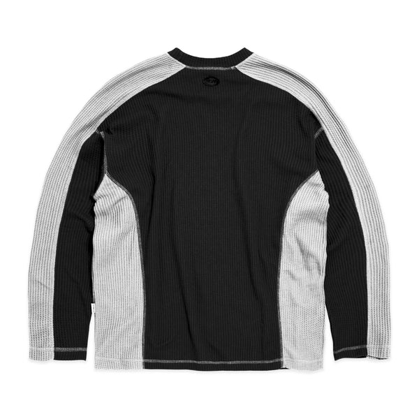 NOM Waffle Crewneck - Black