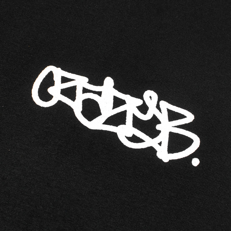 Crazy Bastard T-Shirt by B.Curcio - Black