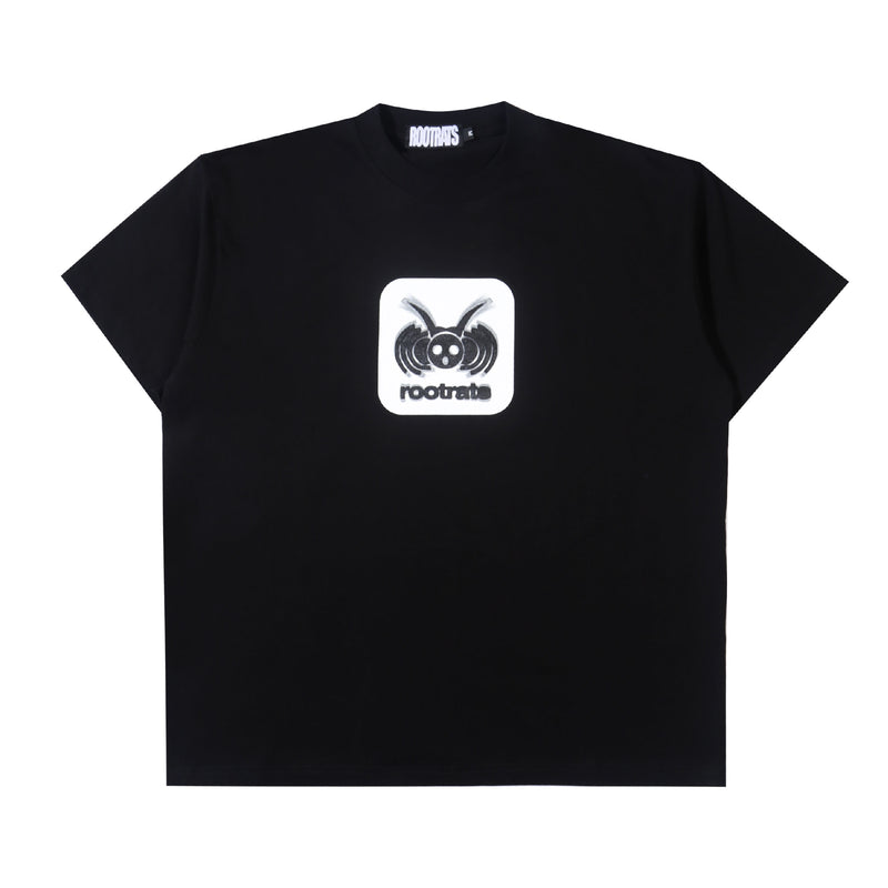 Vibrate Icon Logo T-Shirt - Black