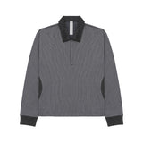 Level Polo Sweater - Light Grey