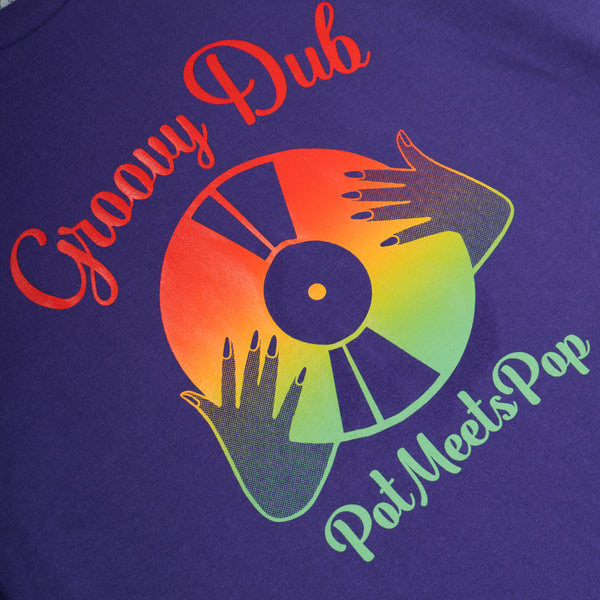 Grovy Dub T-shirt - Purple FW`23