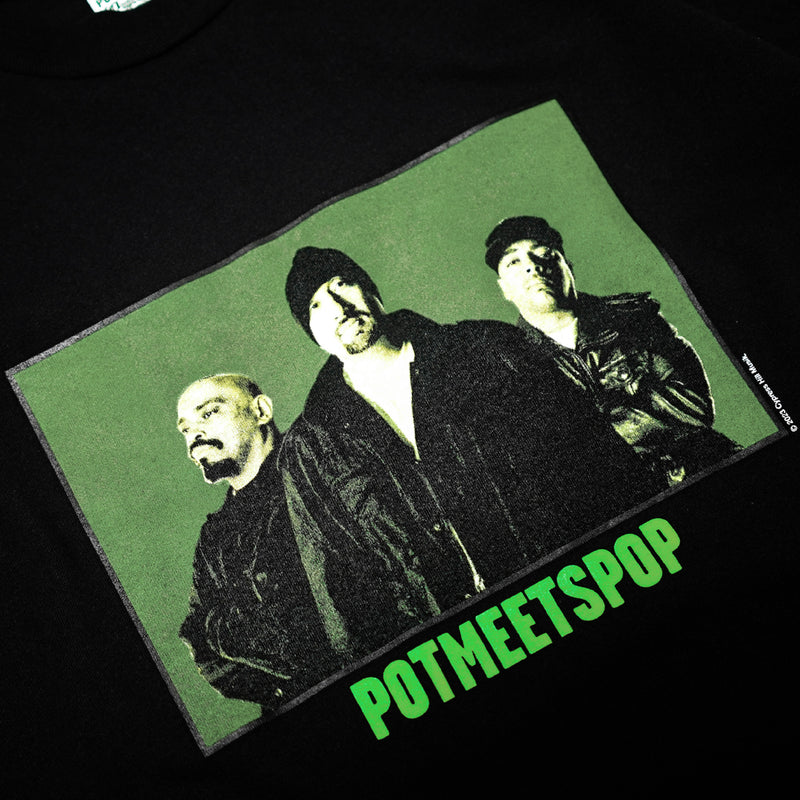Pot Meets Pop x Cypress Hill- Photo T-shirt Black