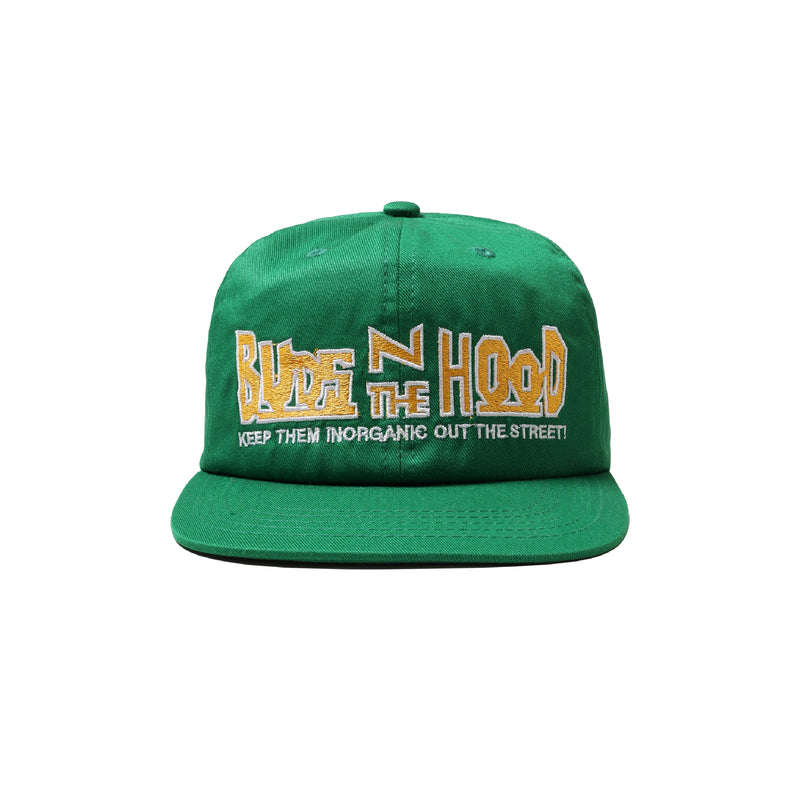 Buds In The Hood 6 Panel Cap - Green