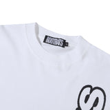 Outline Round Logo T-Shirt - White