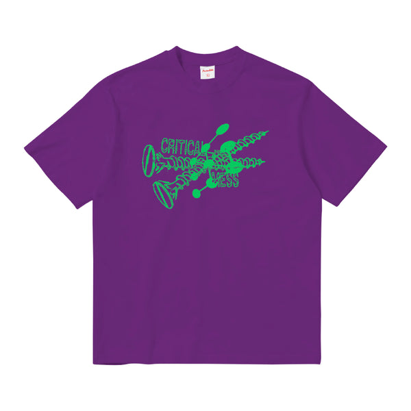 Critical Mess T-shirt - Dark Purple