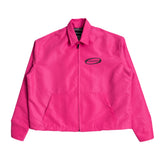 Distorted Oval Logo Windbreaker - Pink