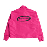 Distorted Oval Logo Windbreaker - Pink