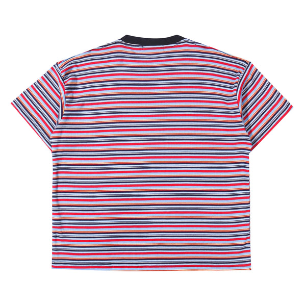 Round Logo Stripes T-Shirt - Mix
