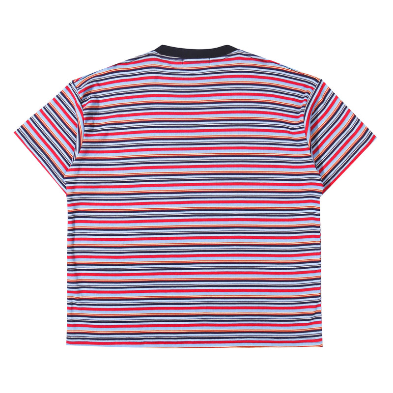 Round Logo Stripes T-Shirt - Mix