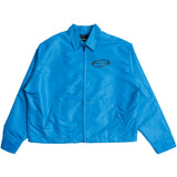 Distorted Oval Logo Windbreaker - Blue