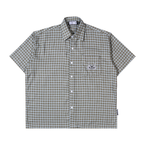 Icon Logo Checkered Shirt - Green