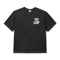 Into The Loop T-shirt - Black Acid Wash