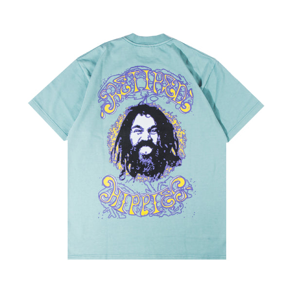 Retired Hippie T-shirt - Mineral Green