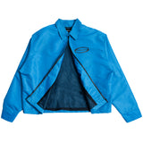 Distorted Oval Logo Windbreaker - Blue