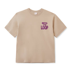 Into The Loop T-shirt - Sand Acid Wash