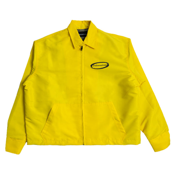 Distorted Oval Logo Windbreaker - Yellow