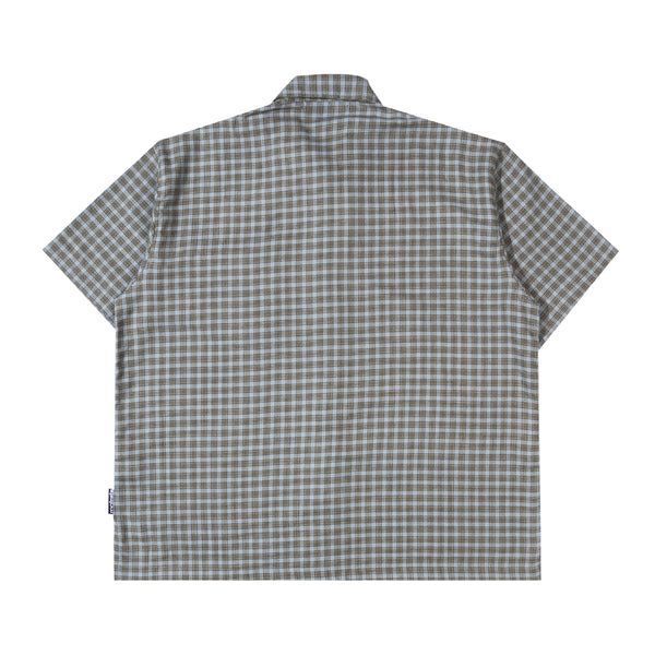 Icon Logo Checkered Shirt - Green