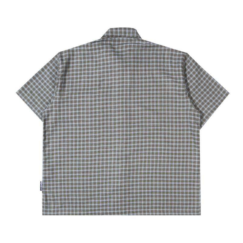 Icon Logo Checkered Shirt - Green