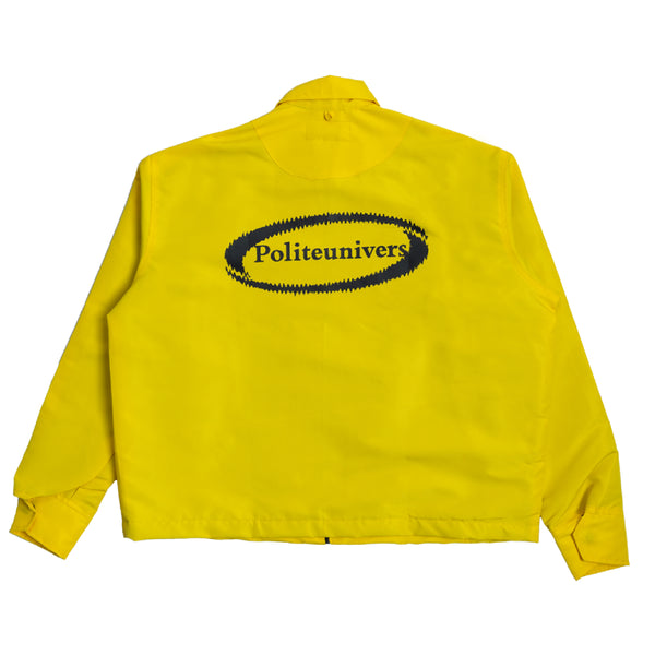 Distorted Oval Logo Windbreaker - Yellow