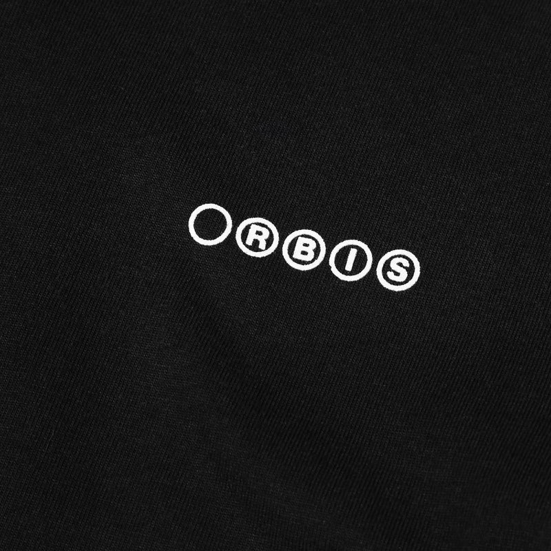 Orbis Panel Short Sleeve Baby Tee - Black