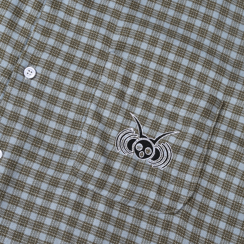 Icon Logo Checkered Shirt - Green
