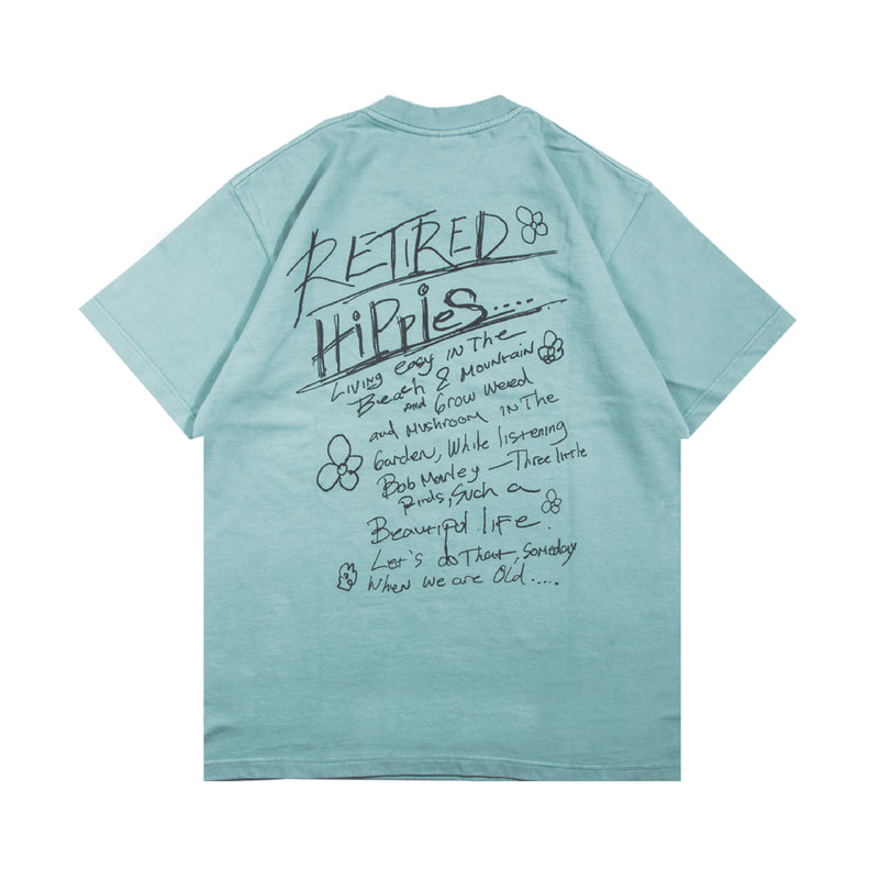 Woodstock T-shirt - Mineral Green