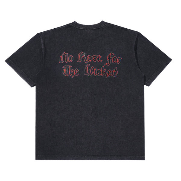 Wicked T-shirt - Washed Black