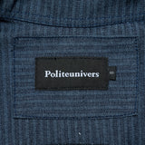Herringbone Trucker Jacket - Blue Denim