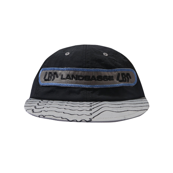 Nylon Long Peak Fishing Cap - Grey