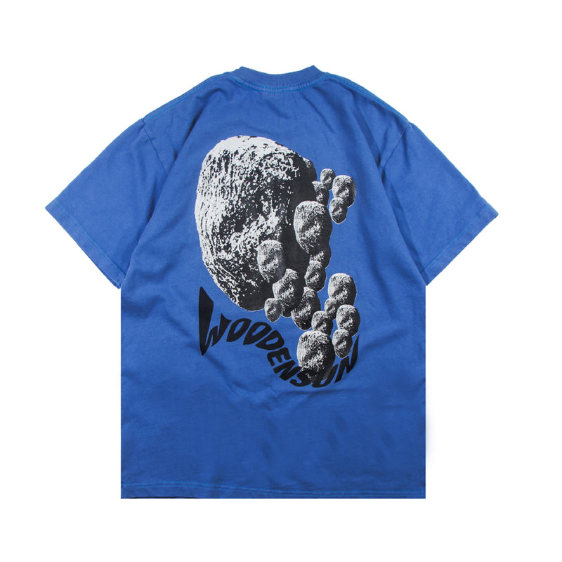 Stoned Rock T-shirt - Grey Blue