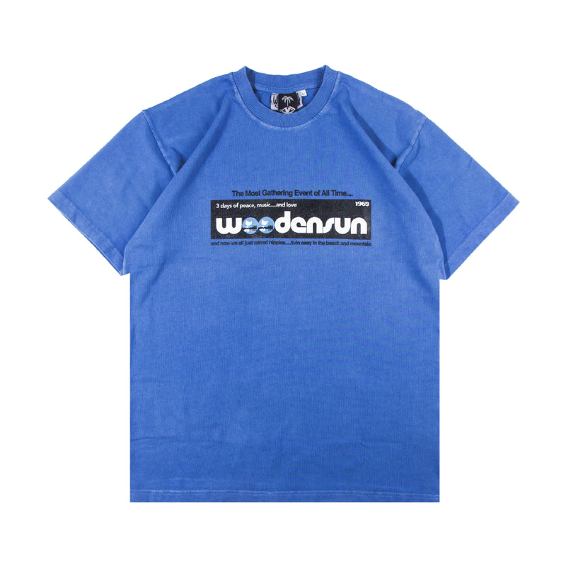 Woodstock T-shirt - Grey Blue