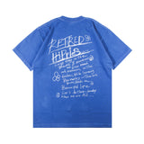 Woodstock T-shirt - Grey Blue