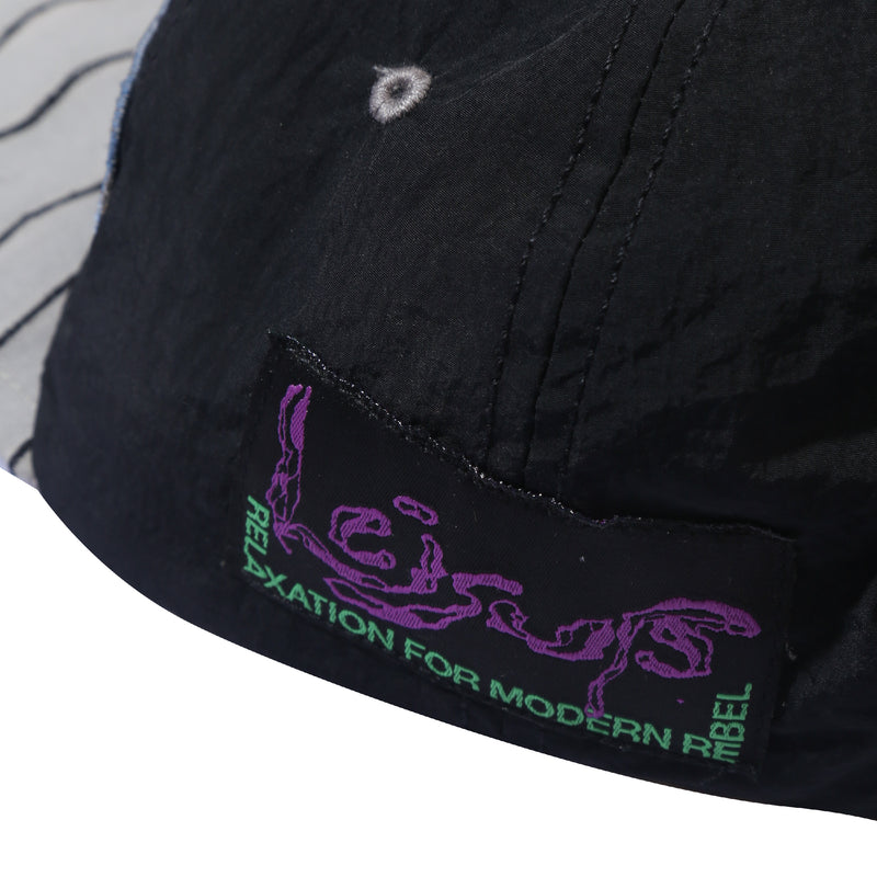 Nylon Long Peak Fishing Cap - Grey