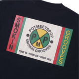 Smokin Grooves T-Shirt - Navy