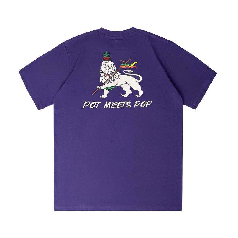 Lion Of Judah T-shirt - Purple FW`23