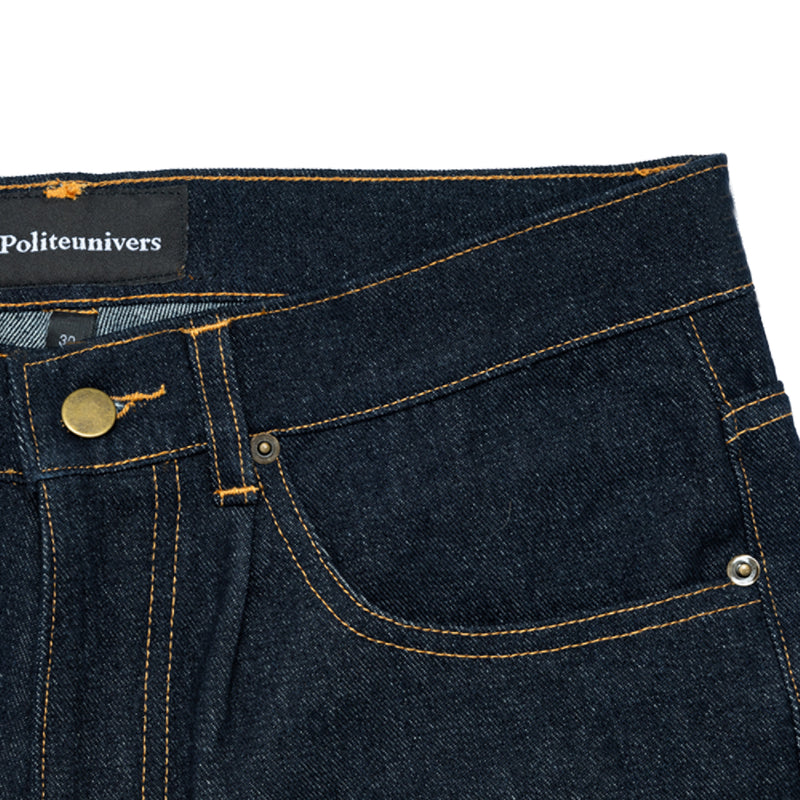P Square Straight Cut Jeans - Deep Ocean