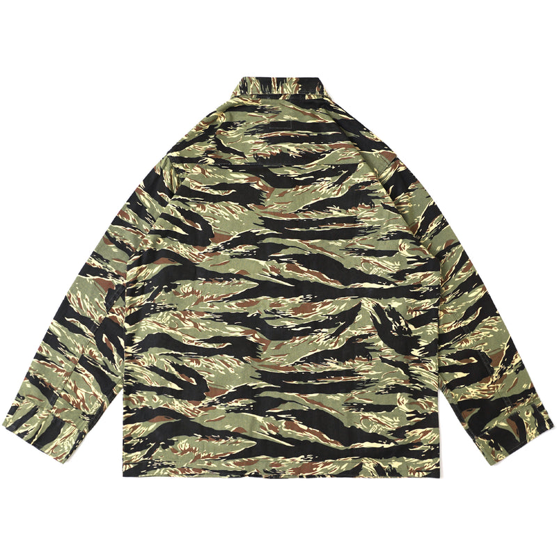 Oz Army Slanted Pocket Jacket Stripe - Golden Tiger