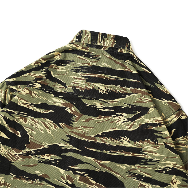 Oz Army Slanted Pocket Jacket Stripe - Golden Tiger