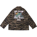 Pure Herbs Vietnam Fatigue Overshirt - Tiger Stripe Green