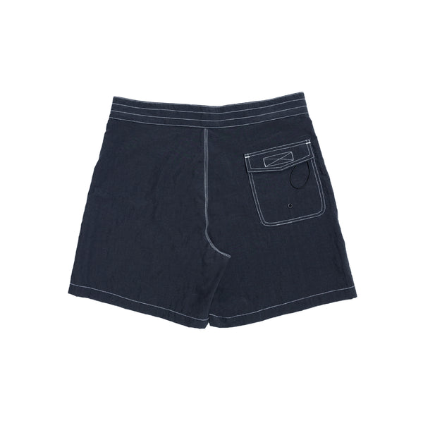 Zig Zag P Square Boardshort - Black