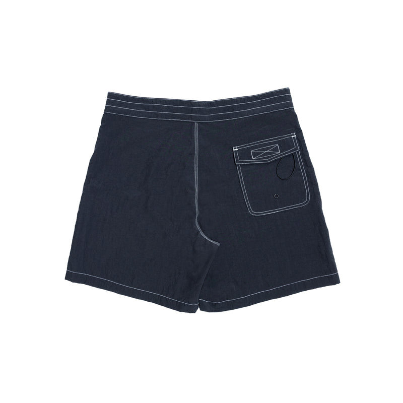 Zig Zag P Square Boardshort - Black