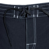 Zig Zag P Square Boardshort - Black